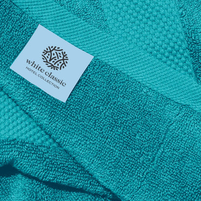Luxury White Hand Towels - 100% Turkish Cotton, 16x30, 6 Pack