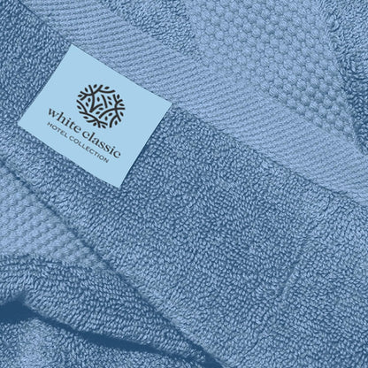 Luxury White Hand Towels - 100% Turkish Cotton, 16x30, 6 Pack
