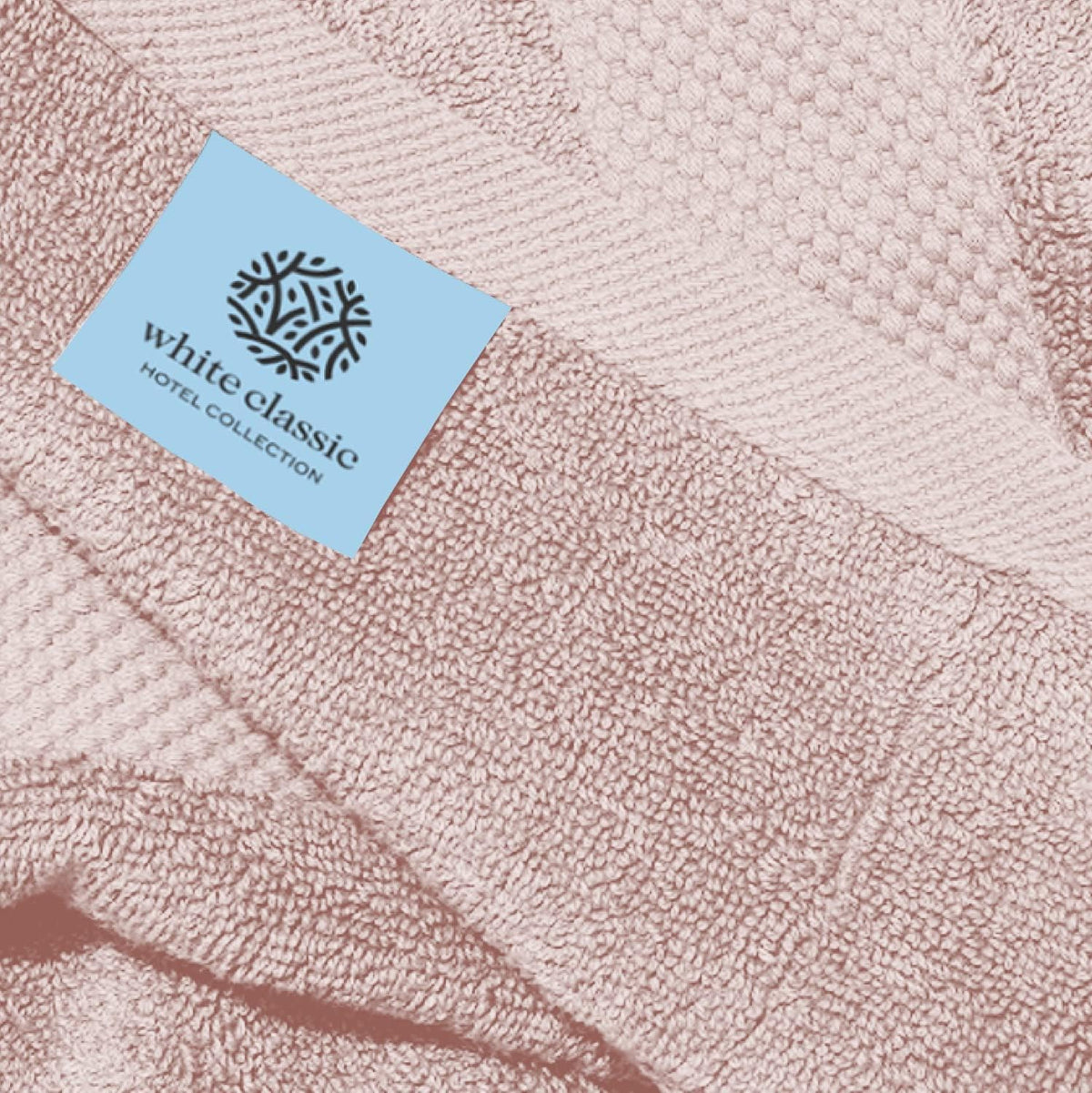 Luxury White Hand Towels - 100% Turkish Cotton, 16x30, 6 Pack
