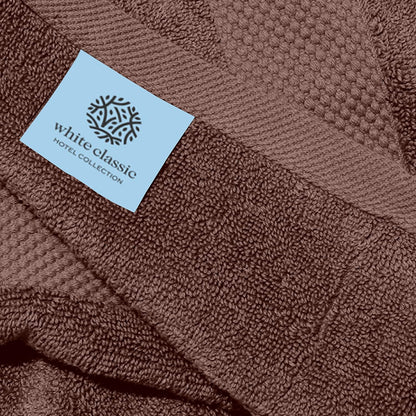 Luxury White Hand Towels - 100% Turkish Cotton, 16x30, 6 Pack