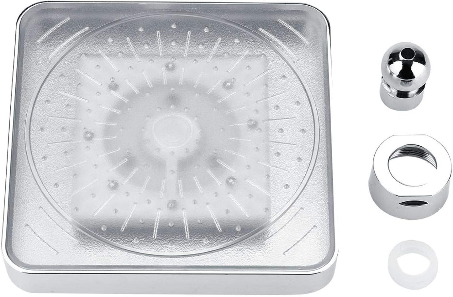 Shower Spray Head - 7 Color LED Light Shower Head Romantic Light Water Bath Home Bathroom Shower Head No Batteries No Wire Needed