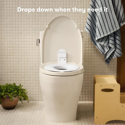 Baby Drop Down Potty Training Seat for Toddlers & Kids, Easy to Clean