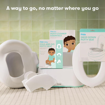 Baby Drop Down Potty Training Seat for Toddlers & Kids, Easy to Clean