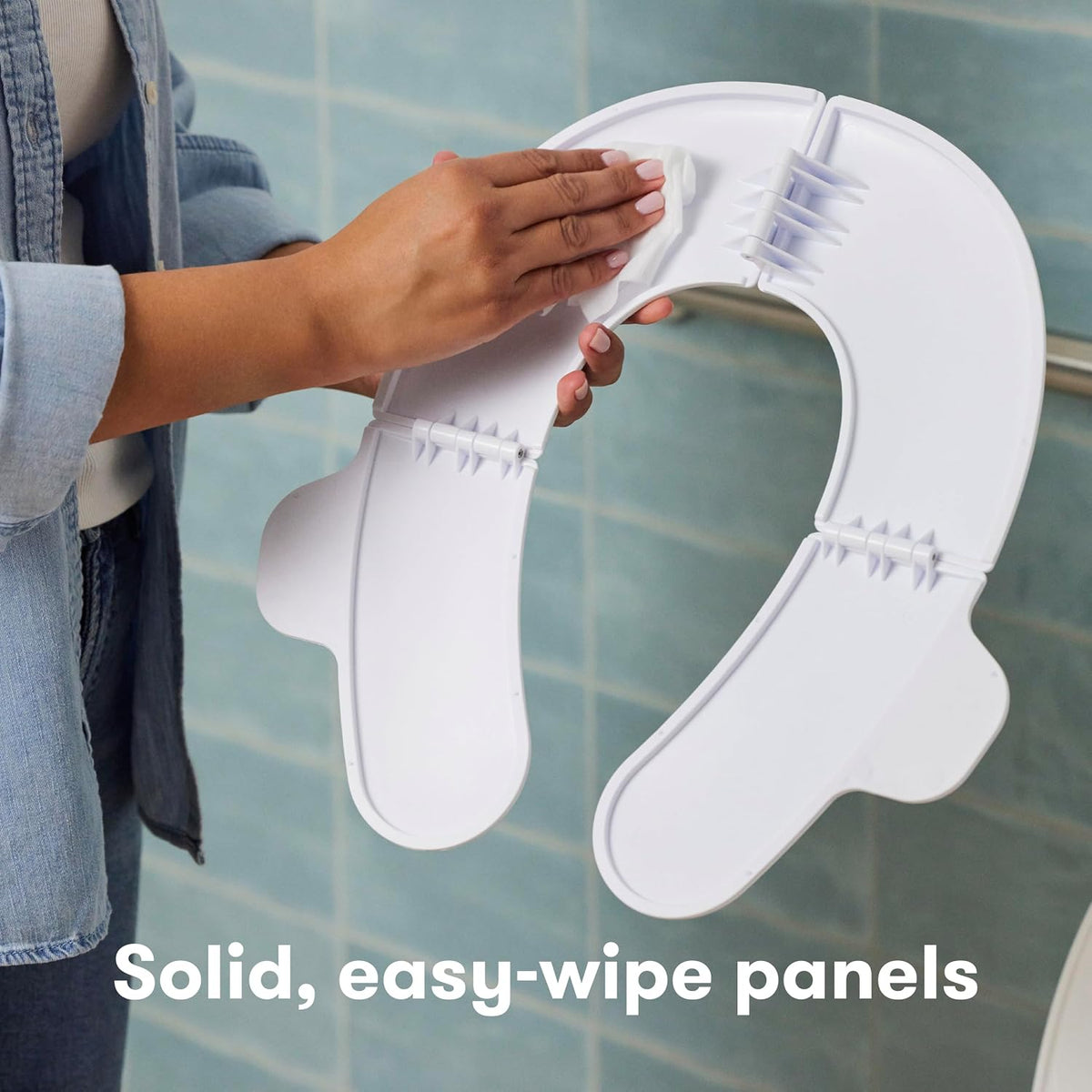 Baby Drop Down Potty Training Seat for Toddlers & Kids, Easy to Clean