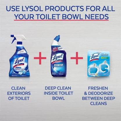 Automatic In-The-Bowl Toilet Cleaner, Cleans and Freshens Toilet Bowl, Atlantic Fresh Scent, (Pack of 1)