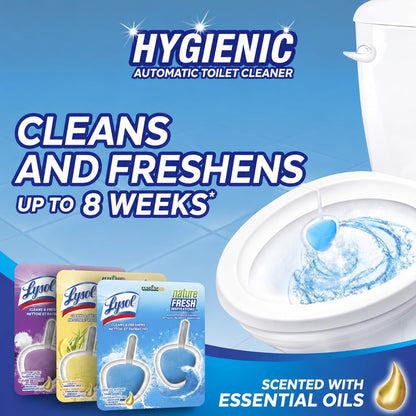Automatic In-The-Bowl Toilet Cleaner, Cleans and Freshens Toilet Bowl, Atlantic Fresh Scent, (Pack of 1)