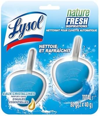 Automatic In-The-Bowl Toilet Cleaner, Cleans and Freshens Toilet Bowl, Atlantic Fresh Scent, (Pack of 1)