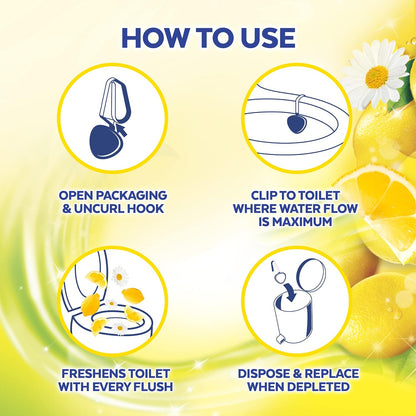 Automatic In-The-Bowl Toilet Cleaner, Cleans and Freshens Toilet Bowl, Atlantic Fresh Scent, (Pack of 1)