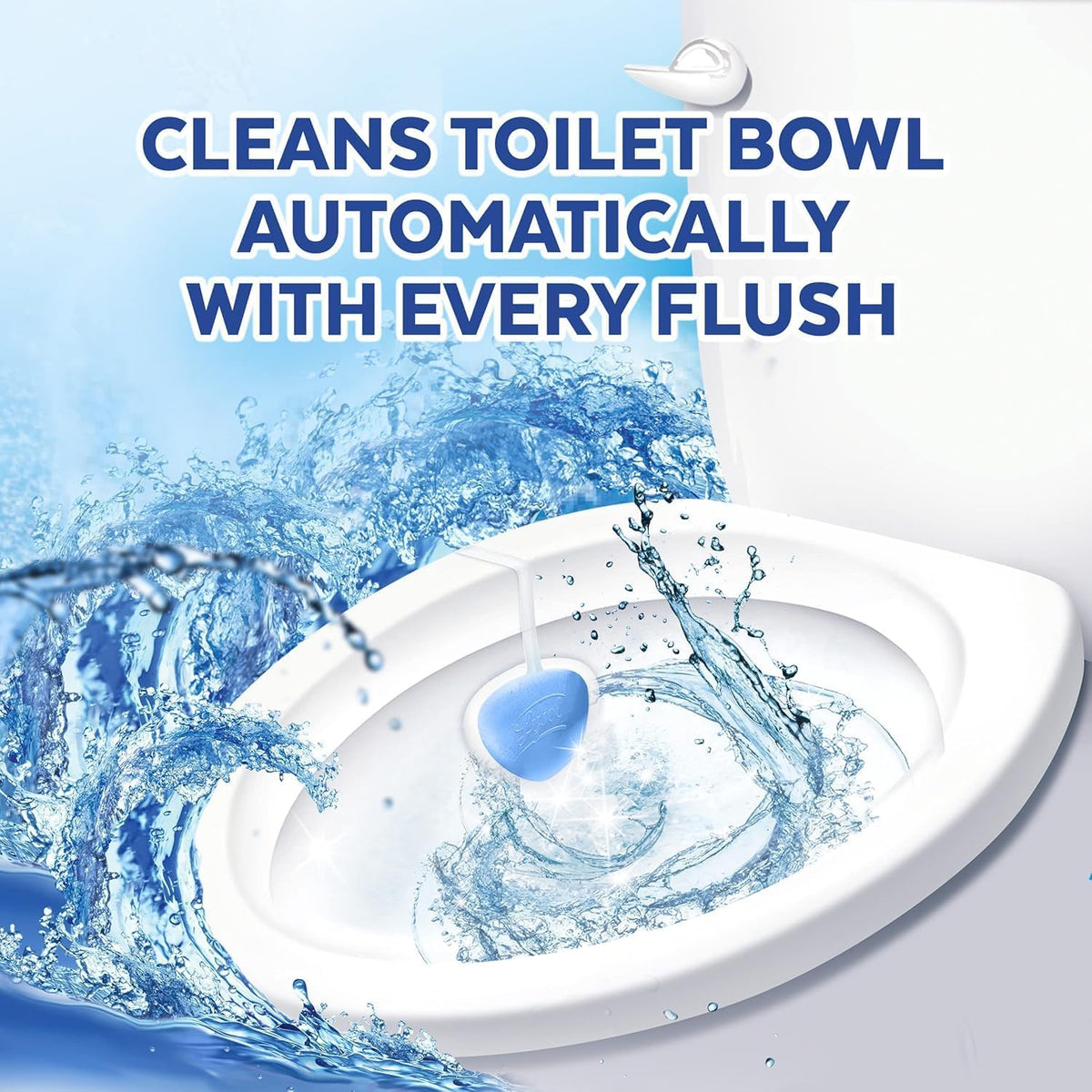 Automatic In-The-Bowl Toilet Cleaner, Cleans and Freshens Toilet Bowl, Atlantic Fresh Scent, (Pack of 1)