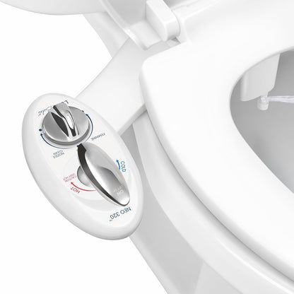 NEO 320 - Warm Water Bidet Attachment for Toilet Seat, White