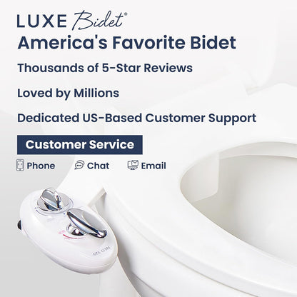 NEO 320 - Warm Water Bidet Attachment for Toilet Seat, White