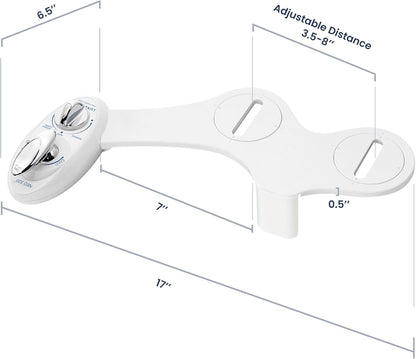 NEO 320 - Warm Water Bidet Attachment for Toilet Seat, White