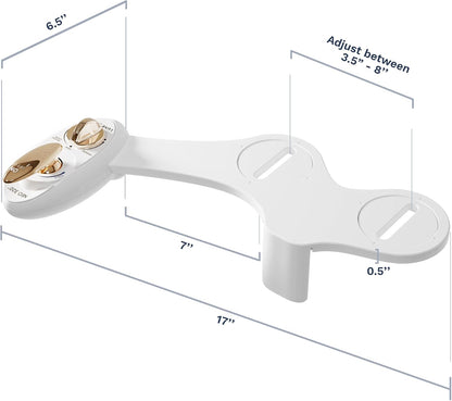 NEO 320 - Warm Water Bidet Attachment for Toilet Seat, White