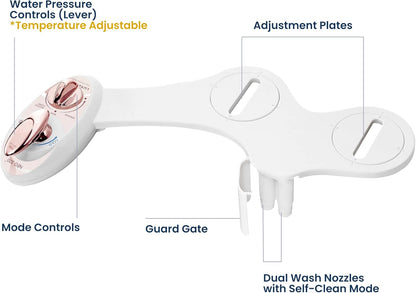 NEO 320 - Warm Water Bidet Attachment for Toilet Seat, White