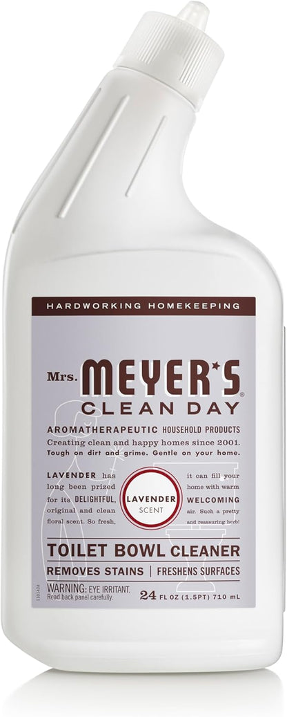 CLEAN DAY Liquid Toilet Bowl Cleaner, Stain Removing, Lemon Verbena, 24 oz | Stain Removing, Septic Safe, Cruelty Free, Made with Essential Oils