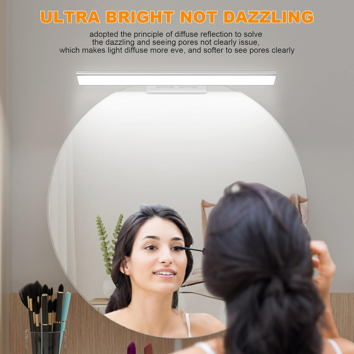 Led Vanity Light Bar for Mirror with Adjustable Angle for Makeup