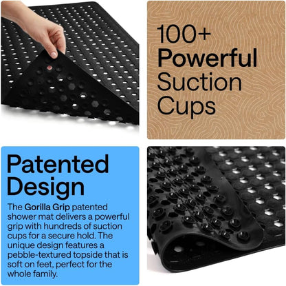 Bath Tub Shower Mat, Bathtub Floor Liner, 35x16 Clear
