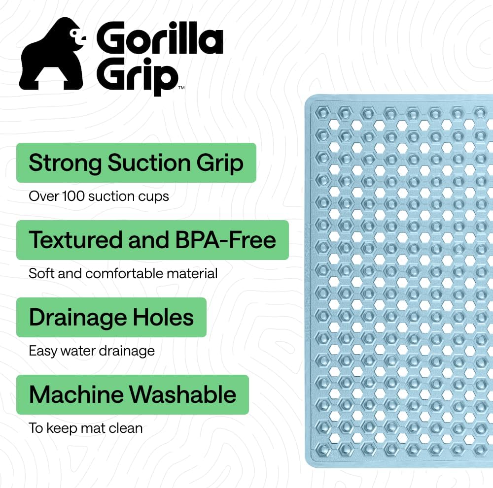 Bath Tub Shower Mat, Bathtub Floor Liner, 35x16 Clear