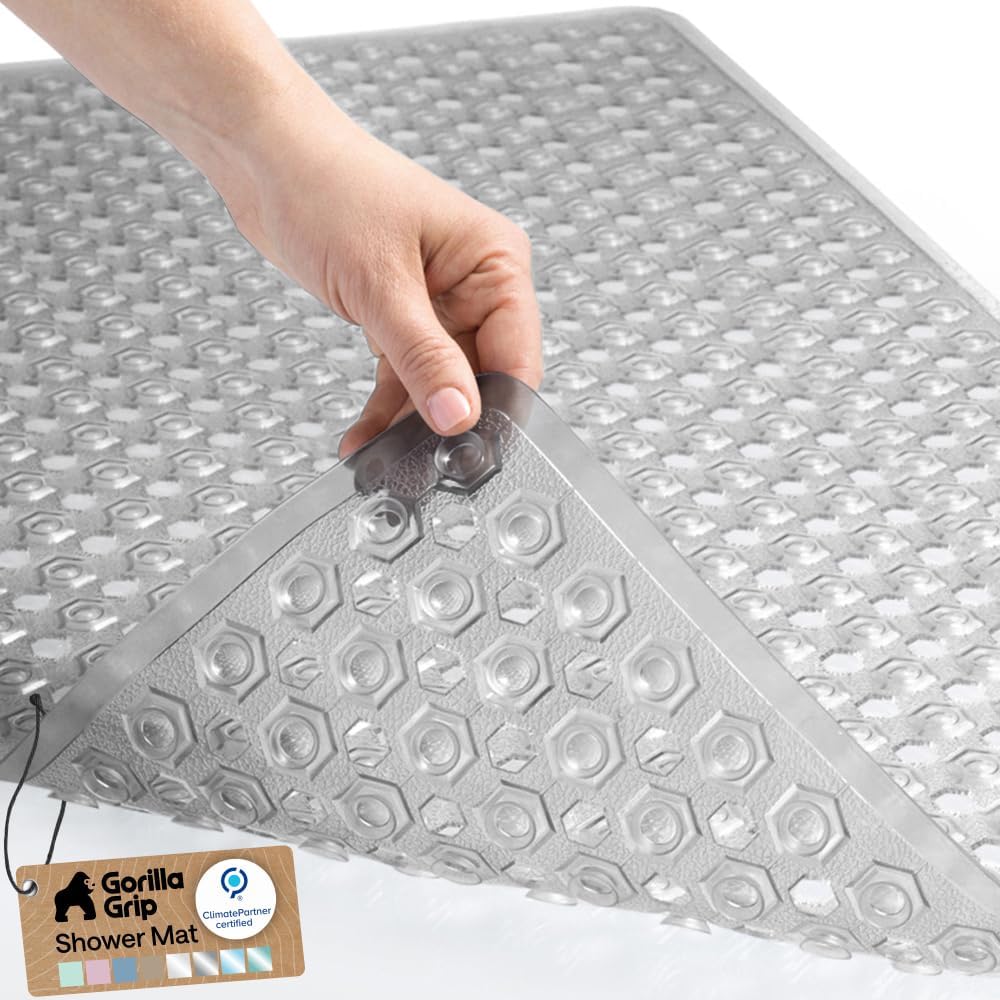 Bath Tub Shower Mat, Bathtub Floor Liner, 35x16 Clear