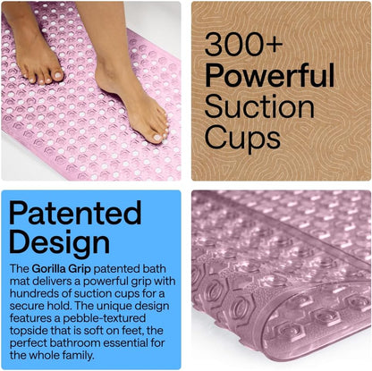 Bath Tub Shower Mat, Bathtub Floor Liner, 35x16 Clear