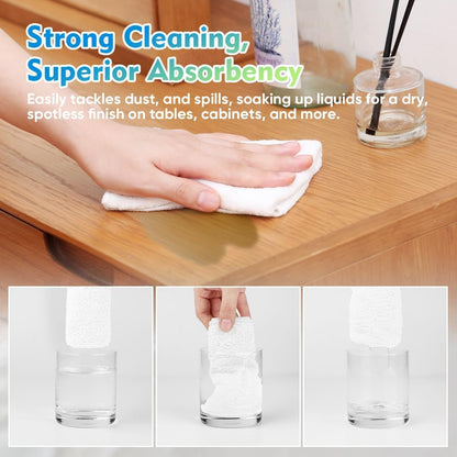 Microfiber Cleaning Cloth, 12.5 x 12.5 inch Microfiber Towels for Cars, Ultra Absorbent Washing Cloth, Lint Free Streak Free Cleaning Rags for Car, Kitchen, and Window (Grey)