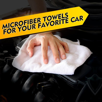 Microfiber Cleaning Cloth, 12.5 x 12.5 inch Microfiber Towels for Cars, Ultra Absorbent Washing Cloth, Lint Free Streak Free Cleaning Rags for Car, Kitchen, and Window (Grey)