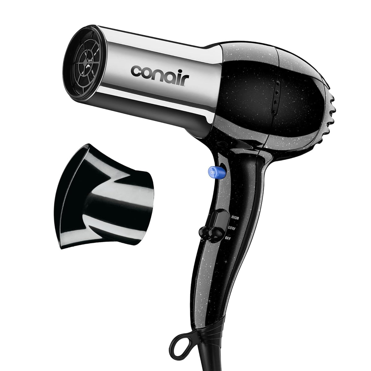 Ionic Hair Dryer with Concentrator Attachment, 1875W, Full Size