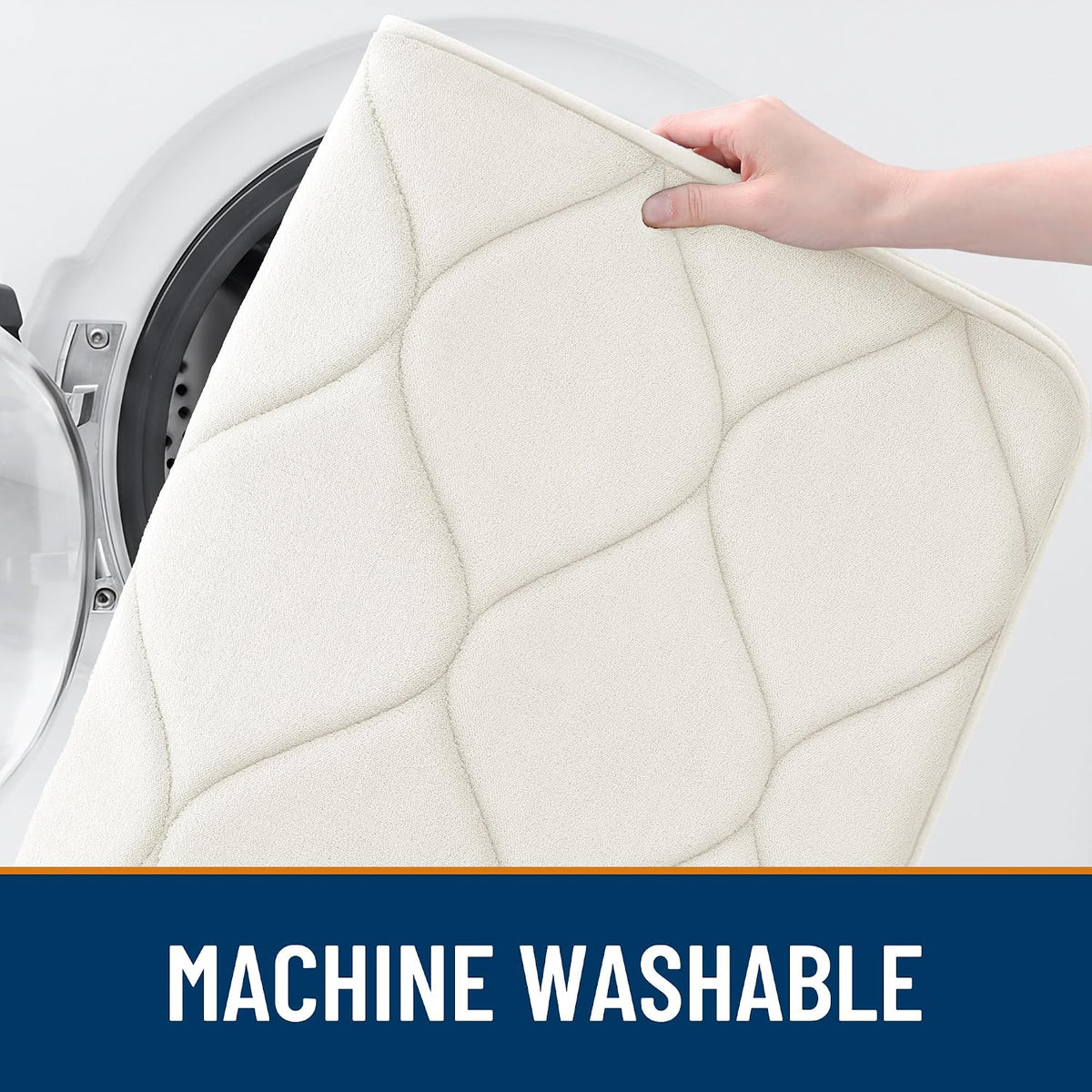 Memory Foam Bath Mat 30x20, Ultra Soft Absorbent Bathroom Rugs