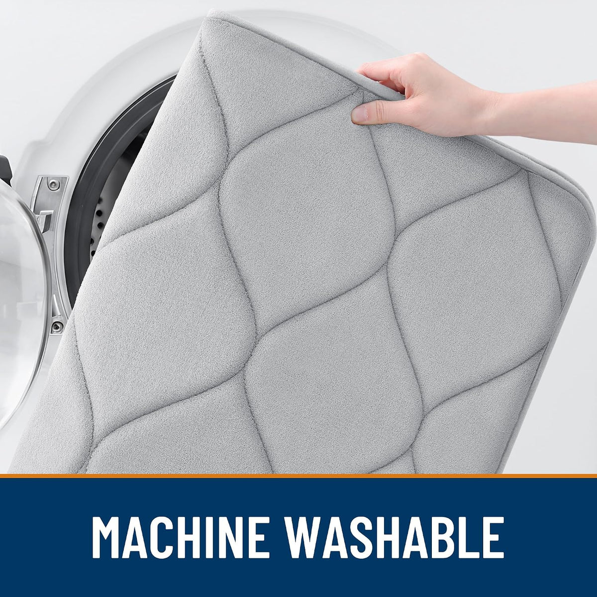 Memory Foam Bath Mat 30x20, Ultra Soft Absorbent Bathroom Rugs