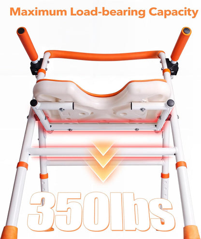 Foldable Shower Chair, Folding Bath Shower Seat for Inside Shower