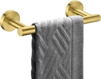 Nolimas Brushed Nickel Bath Towel Bar Single Bars Towel Rack Rod Classic Wall Mounted SUS304 Stainless Steel Bathroom Towel Holder Toilet Kitchen Towel Shelf Single Layer,24 inches