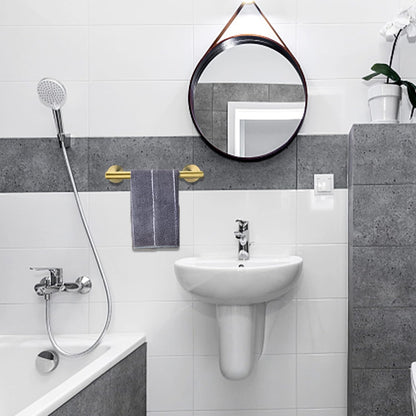 Nolimas Brushed Nickel Bath Towel Bar Single Bars Towel Rack Rod Classic Wall Mounted SUS304 Stainless Steel Bathroom Towel Holder Toilet Kitchen Towel Shelf Single Layer,24 inches