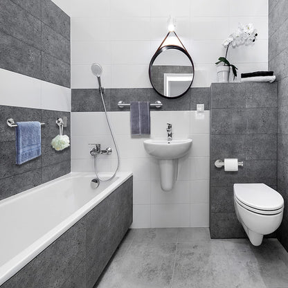 Nolimas Brushed Nickel Bath Towel Bar Single Bars Towel Rack Rod Classic Wall Mounted SUS304 Stainless Steel Bathroom Towel Holder Toilet Kitchen Towel Shelf Single Layer,24 inches