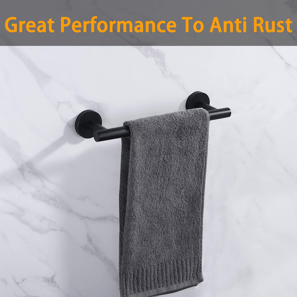 Nolimas Brushed Nickel Bath Towel Bar Single Bars Towel Rack Rod Classic Wall Mounted SUS304 Stainless Steel Bathroom Towel Holder Toilet Kitchen Towel Shelf Single Layer,24 inches