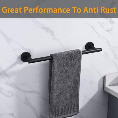 Nolimas Brushed Nickel Bath Towel Bar Single Bars Towel Rack Rod Classic Wall Mounted SUS304 Stainless Steel Bathroom Towel Holder Toilet Kitchen Towel Shelf Single Layer,24 inches
