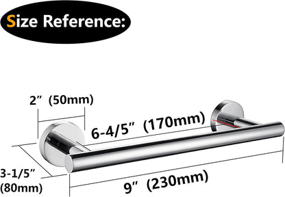 Nolimas Brushed Nickel Bath Towel Bar Single Bars Towel Rack Rod Classic Wall Mounted SUS304 Stainless Steel Bathroom Towel Holder Toilet Kitchen Towel Shelf Single Layer,24 inches