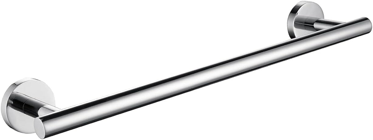 Nolimas Brushed Nickel Bath Towel Bar Single Bars Towel Rack Rod Classic Wall Mounted SUS304 Stainless Steel Bathroom Towel Holder Toilet Kitchen Towel Shelf Single Layer,24 inches