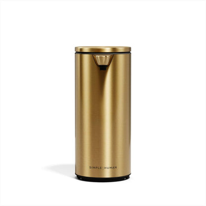 Liquid Sensor Pump, 9 oz Automatic Soap Dispenser for Kitchen and Bathroom, Touchless Motion Sensor, Variable Dispense, Rechargeable, No-Drip Spout, High-Grade Brass Stainless Steel