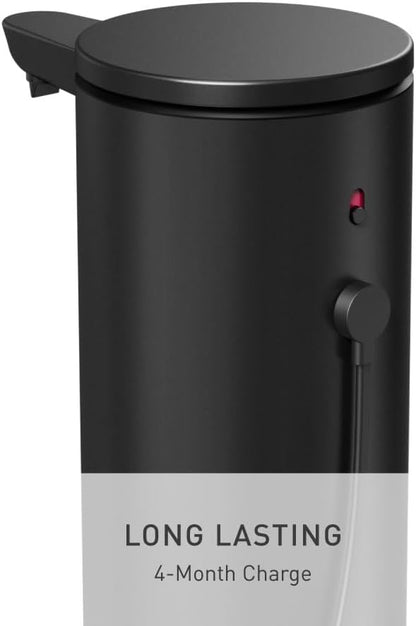 Liquid Sensor Pump, 9 oz Automatic Soap Dispenser for Kitchen and Bathroom, Touchless Motion Sensor, Variable Dispense, Rechargeable, No-Drip Spout, High-Grade Brass Stainless Steel