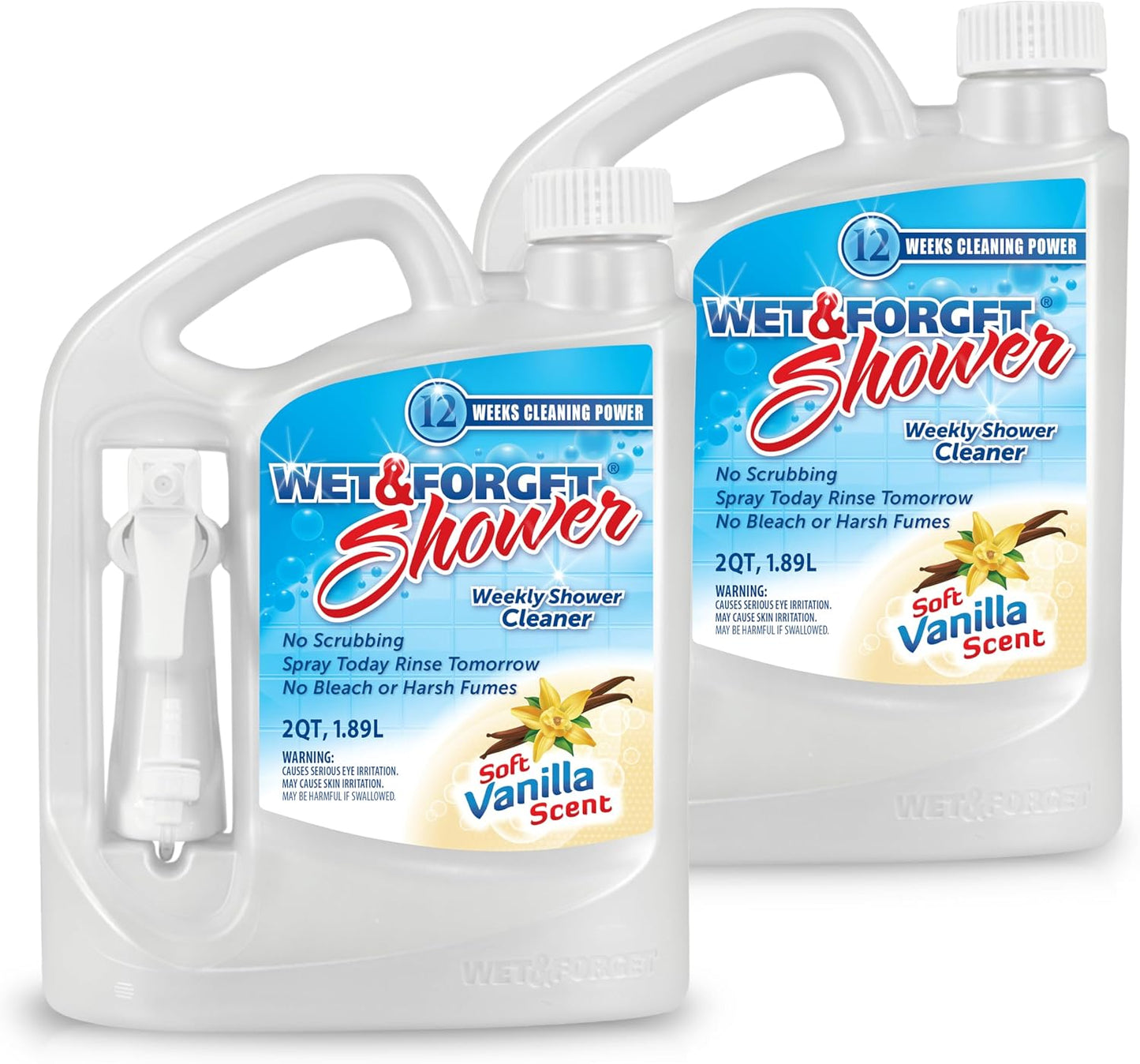 Shower Cleaner Spray, No Scrub, Fresh Scent, 64 Fl Oz