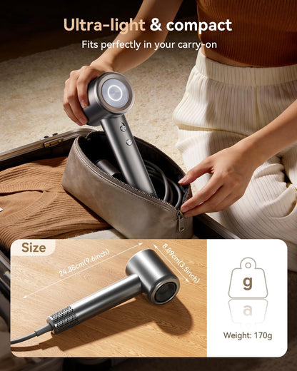Hair Dryer, High-Speed Ionic Blow Dryer with Diffuser& Concentrator