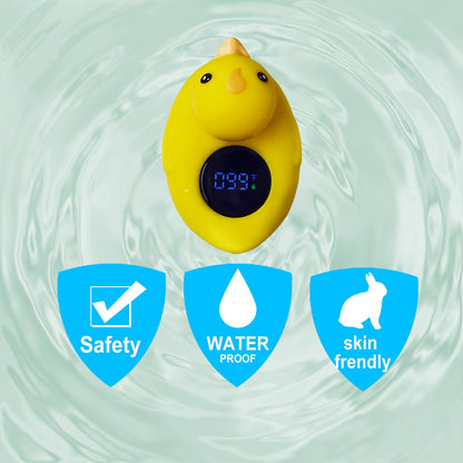Baby Bath Thermometer - Accurate Water Temperature Monitor, Fun Floating Toys Design,Bathtub Thermometer Suitable for Infants and Young Children,Safe Bath