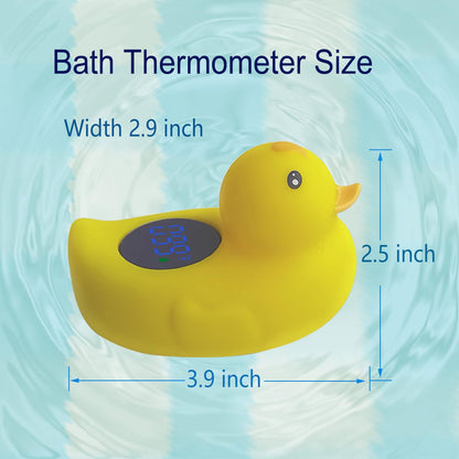 Baby Bath Thermometer - Accurate Water Temperature Monitor, Fun Floating Toys Design,Bathtub Thermometer Suitable for Infants and Young Children,Safe Bath