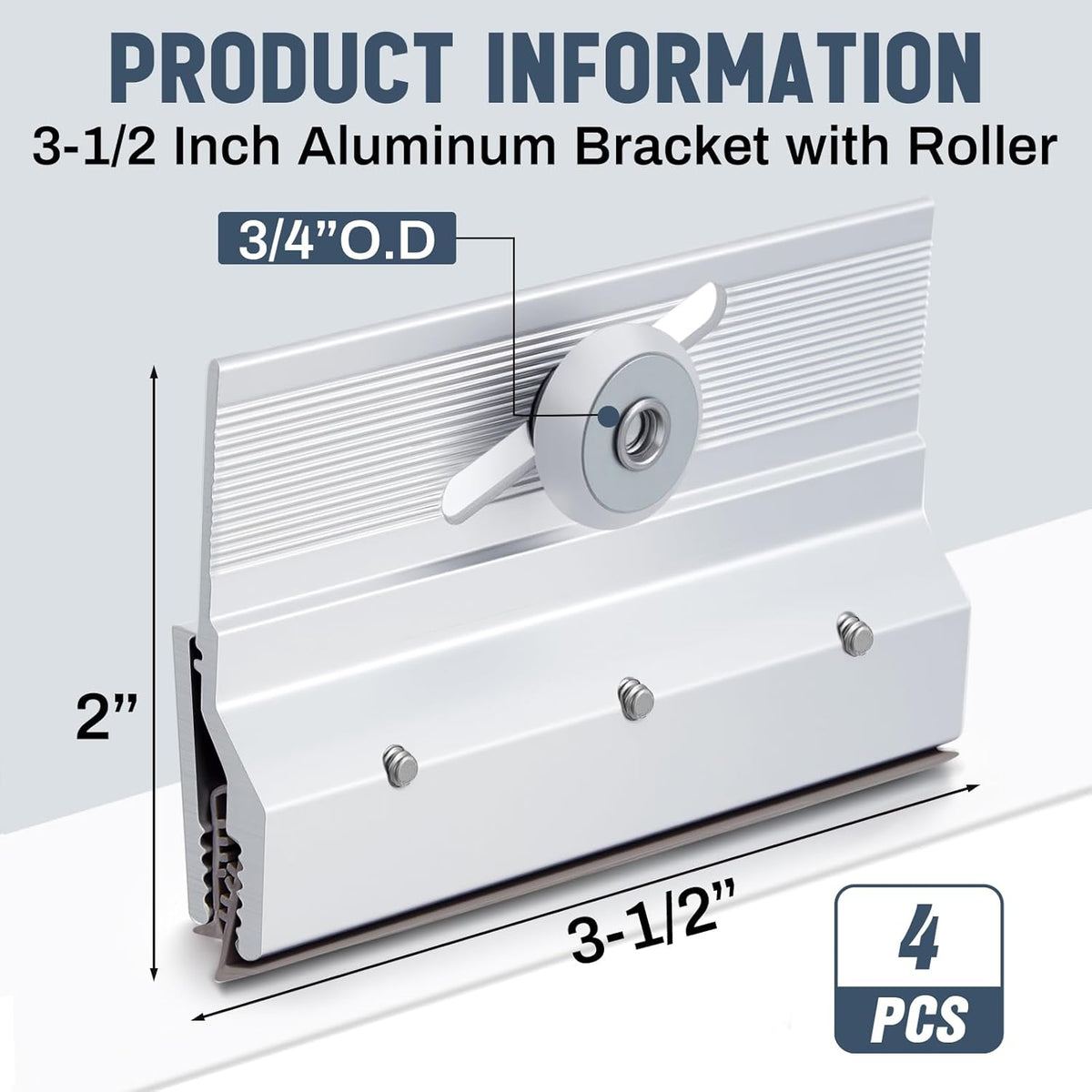 M 6053 Shower Door Rollers Top Bracket 3/4 in Plastic Wheel