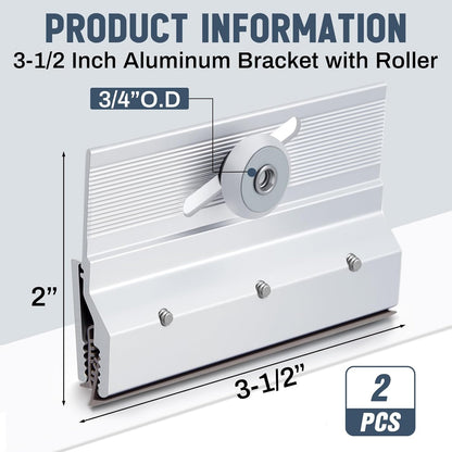 M 6053 Shower Door Rollers Top Bracket 3/4 in Plastic Wheel