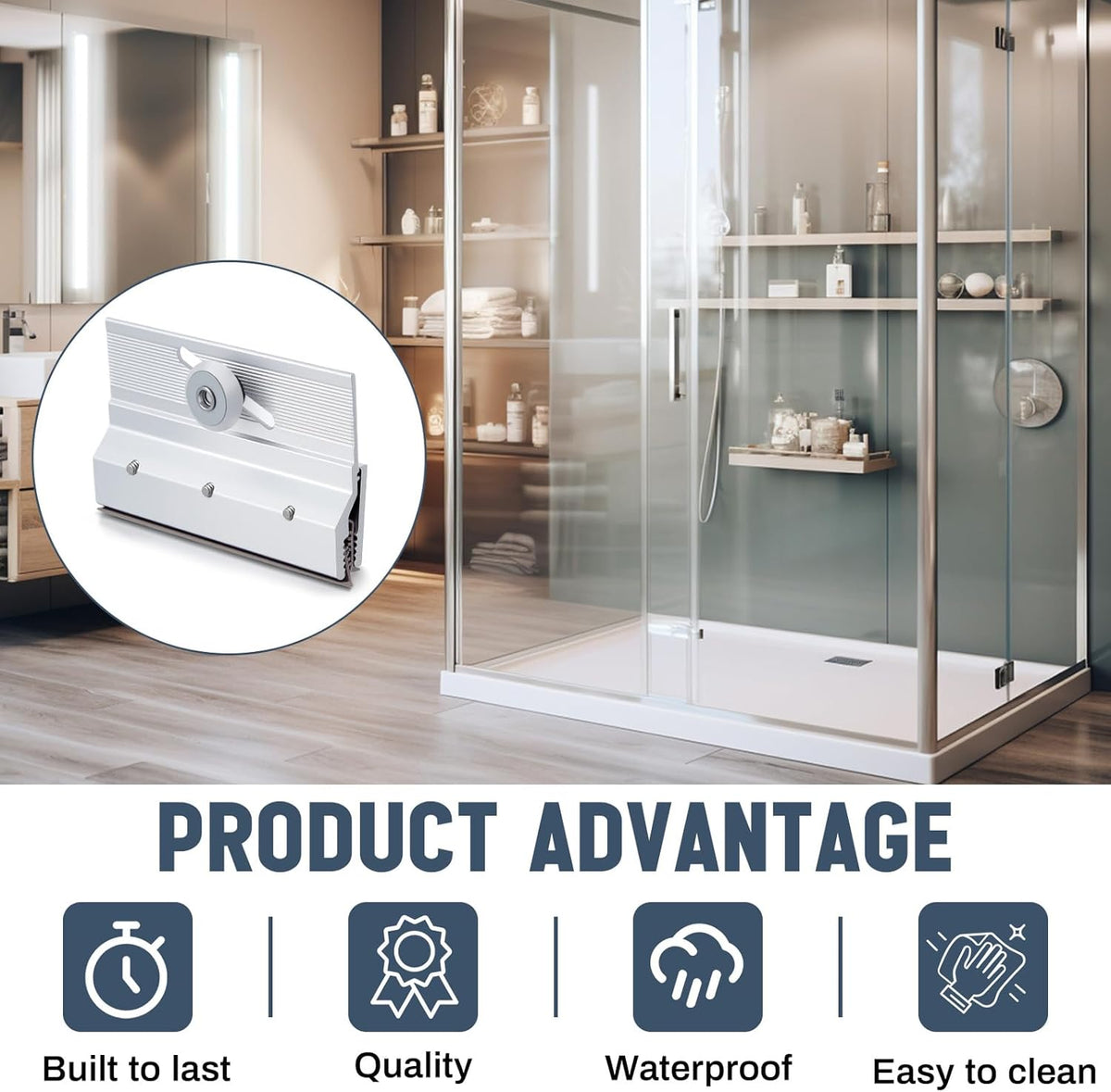 M 6053 Shower Door Rollers Top Bracket 3/4 in Plastic Wheel