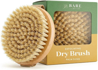 17" Extra Long Dry Body Brush - Medium Firmness Back Scrubber