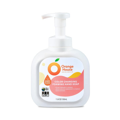 Color Changing Foaming Hand Soap, Orange Oil, 11.8 Oz