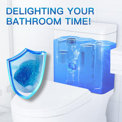 Toilet Bowl Cleaner Tablet, Commercial Bathroom Cleaners, 12 Pack