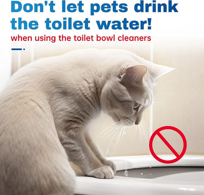 Toilet Bowl Cleaner Tablet, Commercial Bathroom Cleaners, 12 Pack